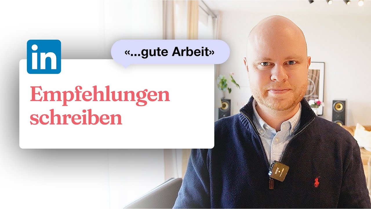 LinkedIn Empfehlung schreiben &ndash; Beispiel & Tipps! ✍🏼