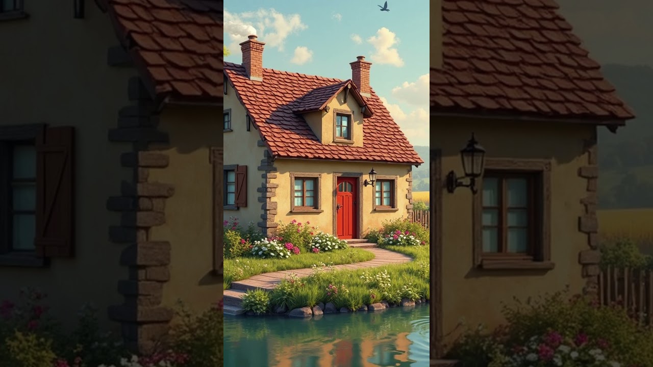 tiny lake house #shorts #home