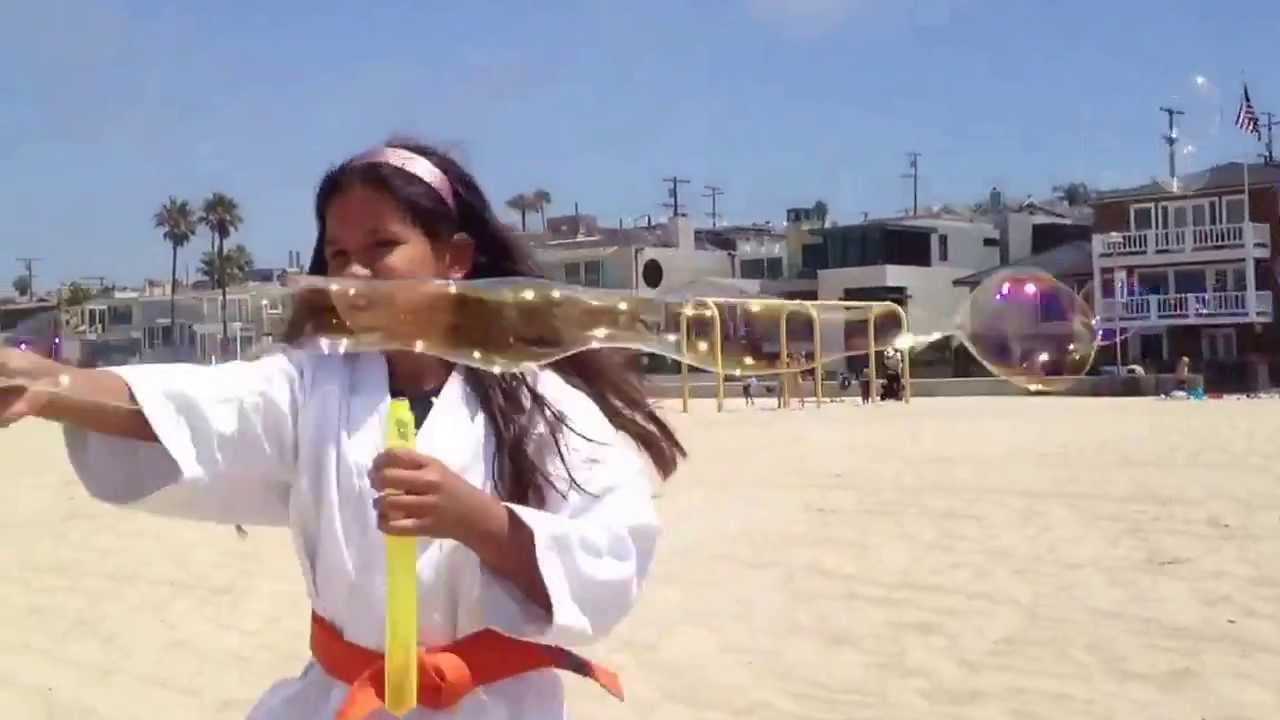 Manhattan Beach Traditional Karate - Summer Camp Making Bubbles