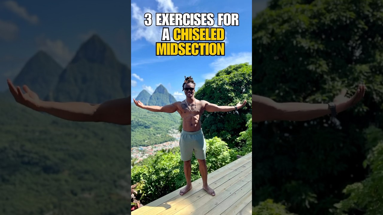 3 exercises for a chiseled midsection. 