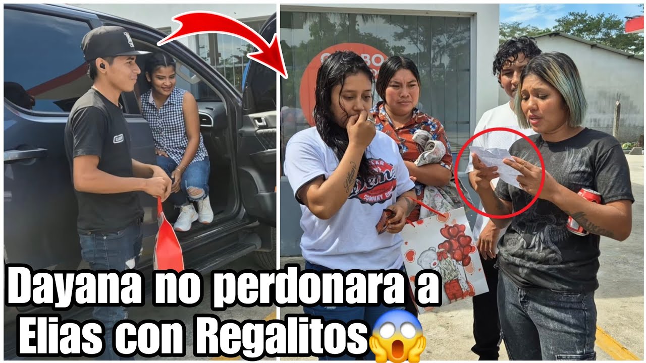 Elias con tremendo detalle y una nota Llego a pedirle perdon a Dayana|Volverá el amor Si o No?