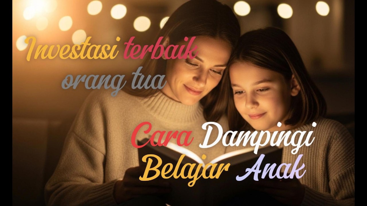 INVESTASI TERBAIK DARI ORANG TUA?? DAMPINGI BELAJAR ANAK SEJAK DINI !!