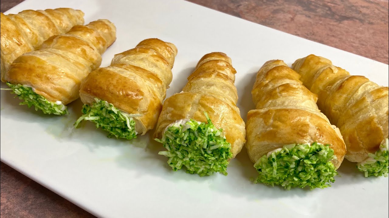 Cream Roll Recipe | Homemade Puff Pastry Cream Roll