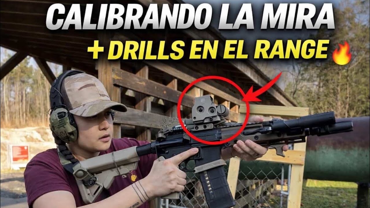 ‼️A￼justado la mira de mi rifle nuevo‼️ | Practicando tiro táctico 🏴‍☠️