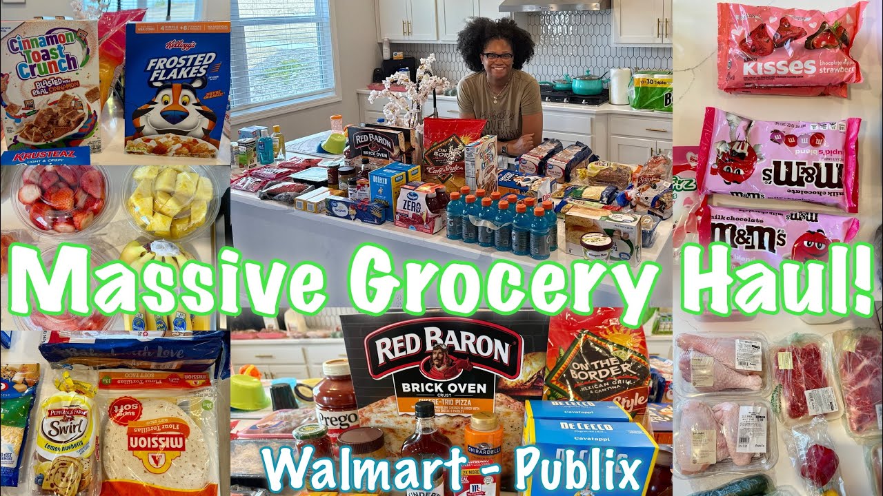 *Новый* двухнедельный обзор покупок продуктов 🛒 / Walmart и Publix / Февраль 2026 / Семья из 4 че...