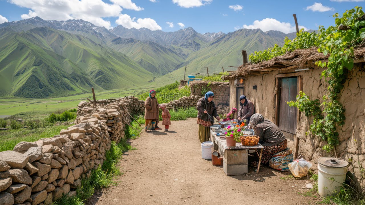 Stunning Afghan Mountain Village| Cultural Feasts and Family Bonds| Documentary in Heartland