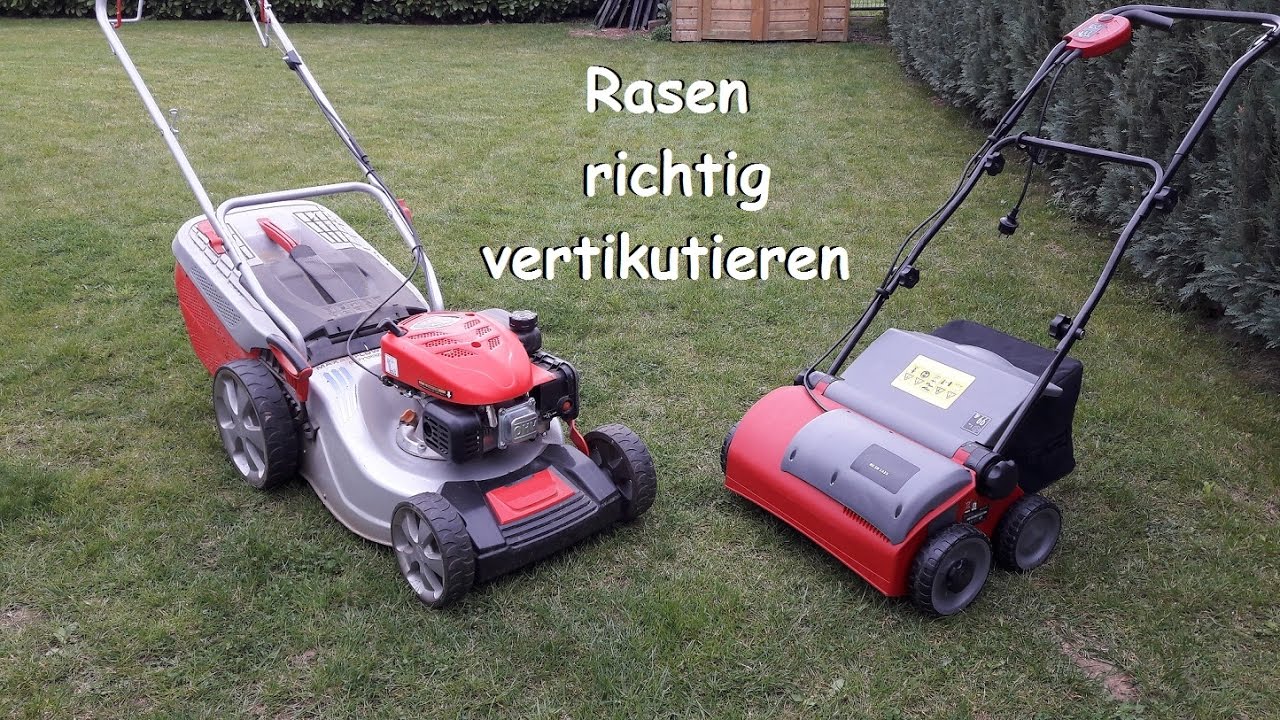 Rasen richtig vertikutieren - SO WIRD'S GEMACHT [2021] DIY