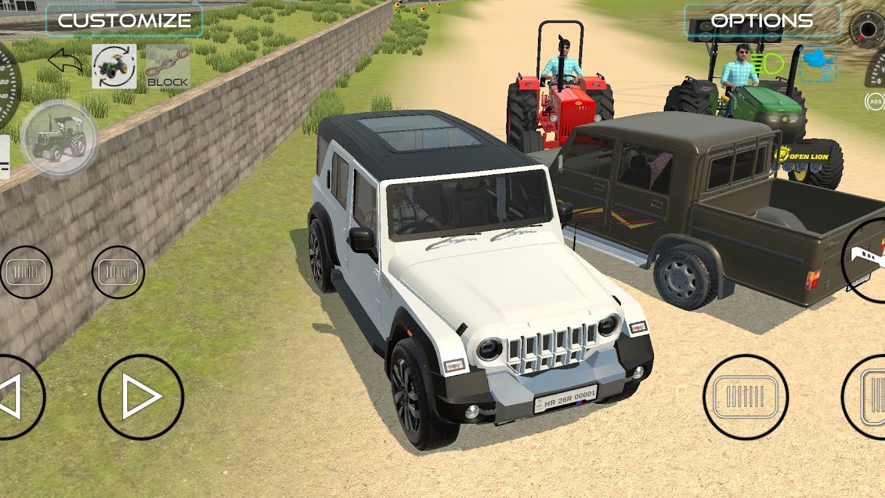 Simulator game Indian JCB Scorpio fortuner Thar gadi naya update aaya hai gaming
