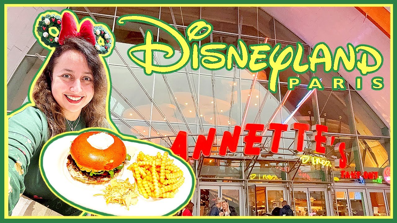 НОВЫЙ рождественский бургер в закусочной Annette's Diner Диснейленда в Париже! 2025