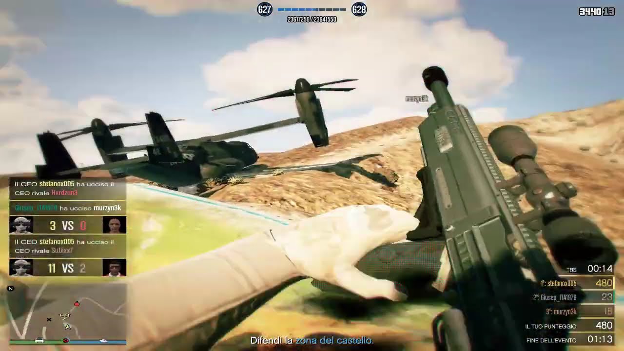 objective capture battle with crew