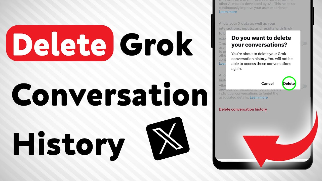 How To Delete Grok Conversation History On X App (Updated)