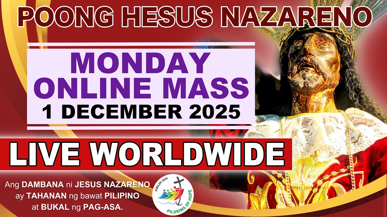 LIVE: Quiapo Church Mass Today · 1 December 2025 (Monday) · HEALING MASS