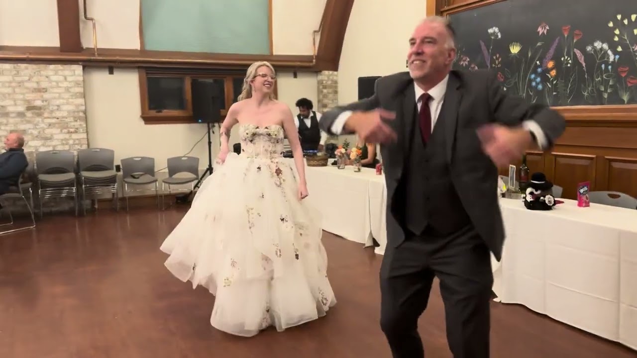 Taylor and Logan's Wedding: Dad-Daughter Dance + Flash Mob