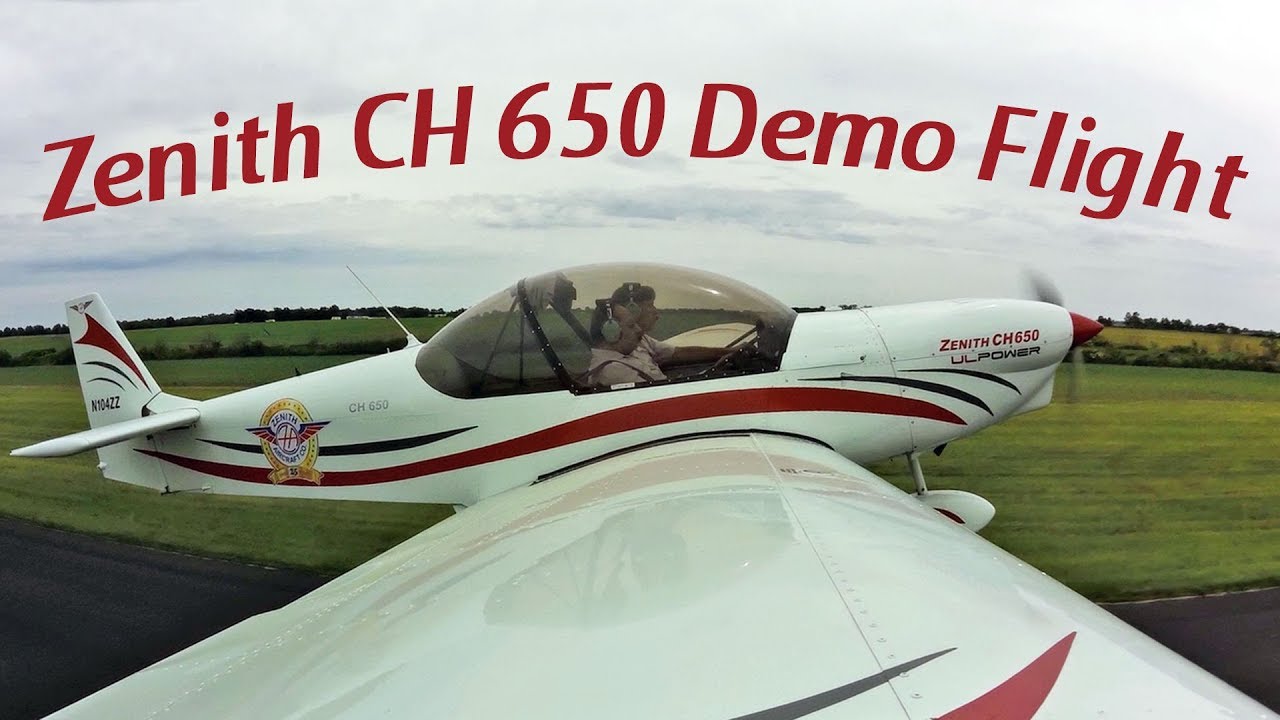 Demo flight in the Zenith CH 650