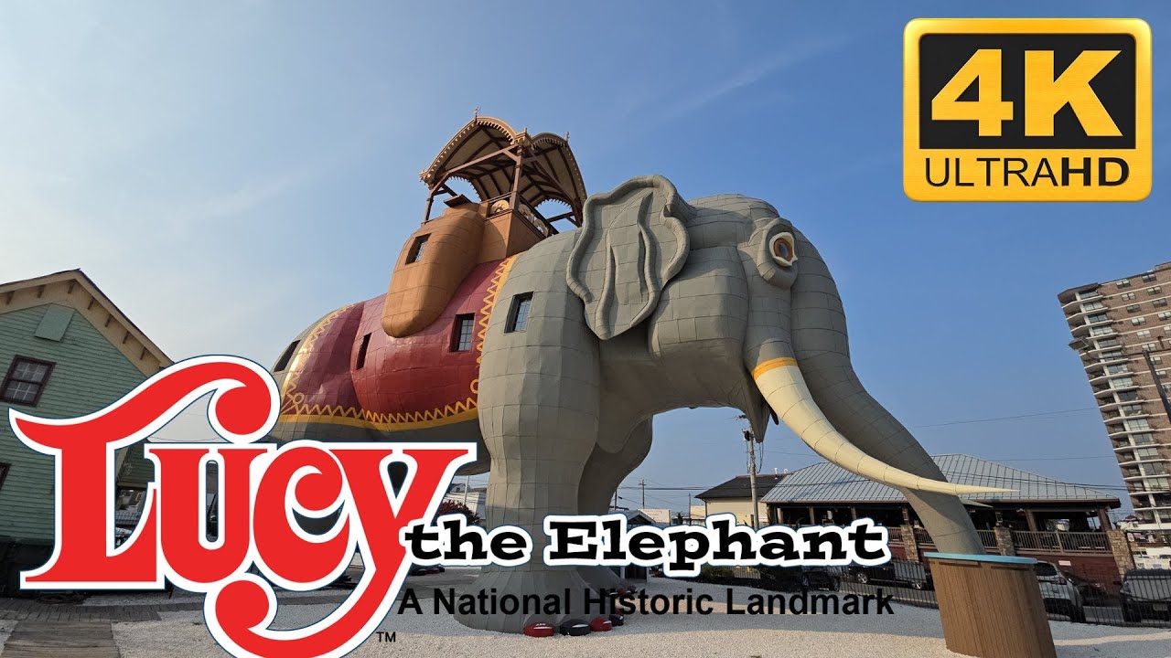 Tour of Lucy The Elephant in Margate, NJ 4K Experience Iconic Landmark History