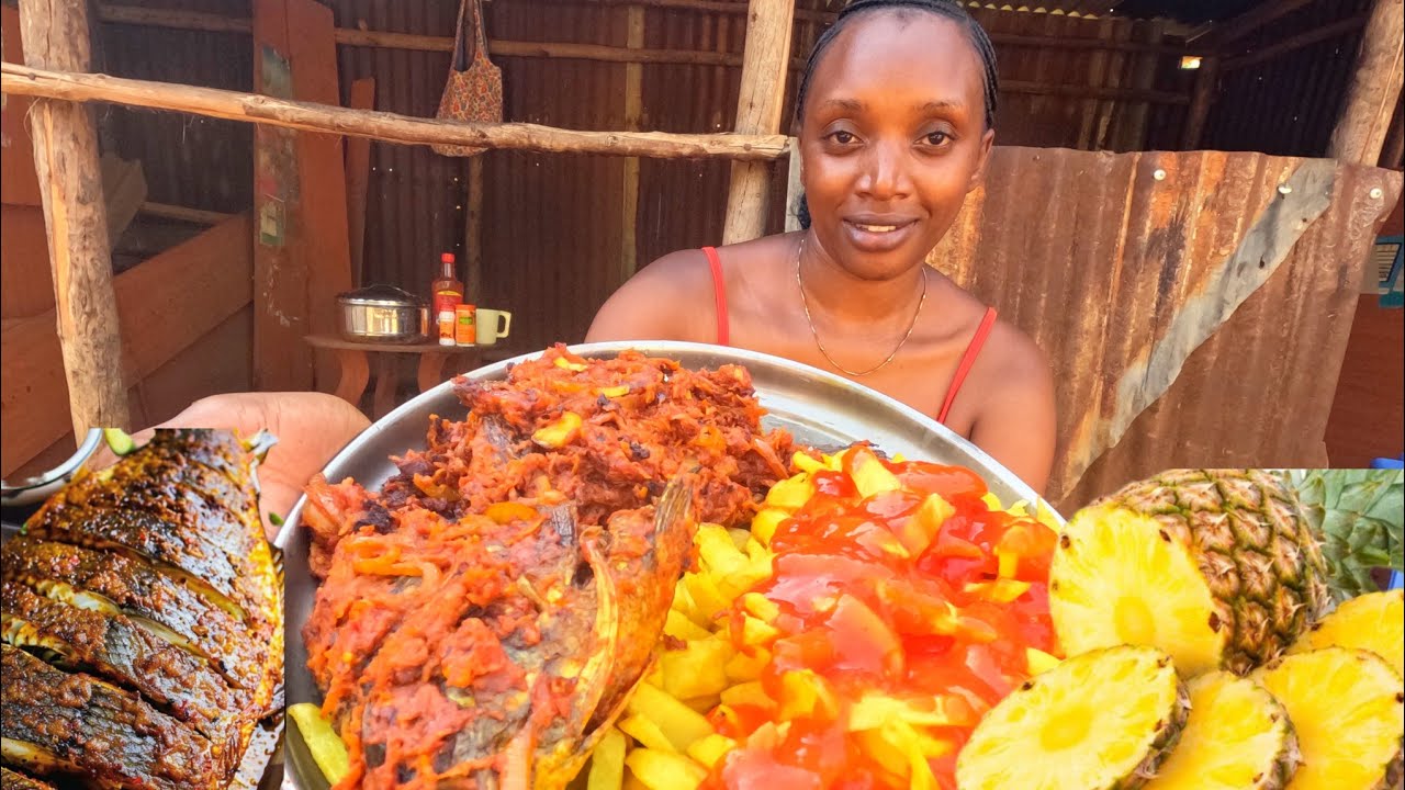  The ultimate greatness;Fries,fish and freshness cooked this to appreciate myself 😉😉🤤