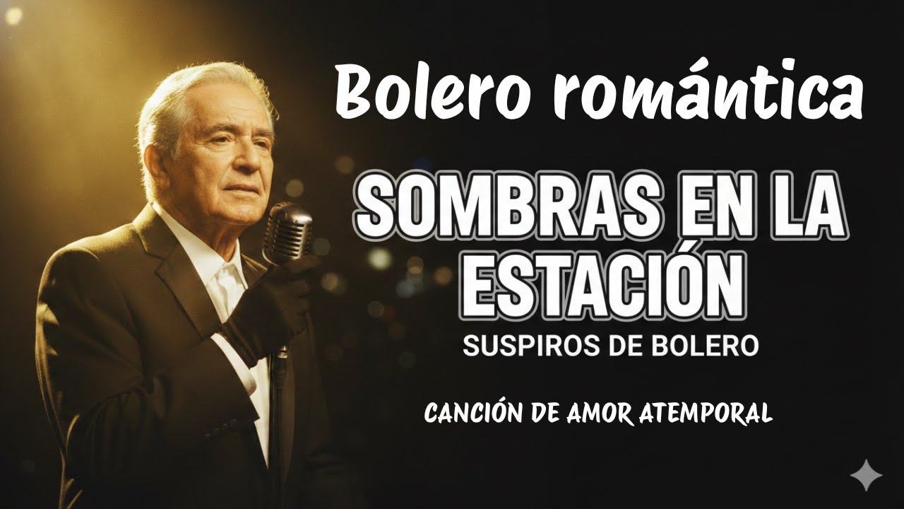 Sombras en la Estación, Bolero Romántico, Canción Nueva, Voz Masculina, Suspiros de Bolero