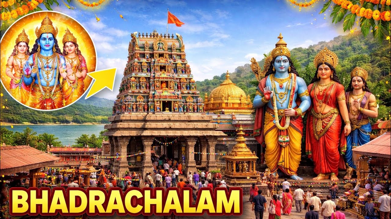 Bhadrachalam Temple Vlog Telugu | Travel + Devotional Vibes 🙏