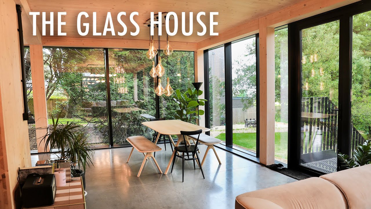 Minimalist Scandi Glass House - Full Airbnb Tour