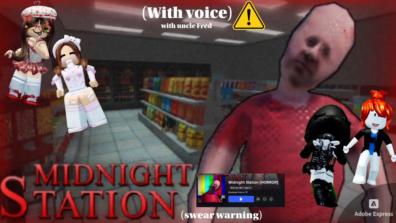 PLAYING MIDNIGHT STATION WITH FRIENDS!! (with voice!) *Funny moments*