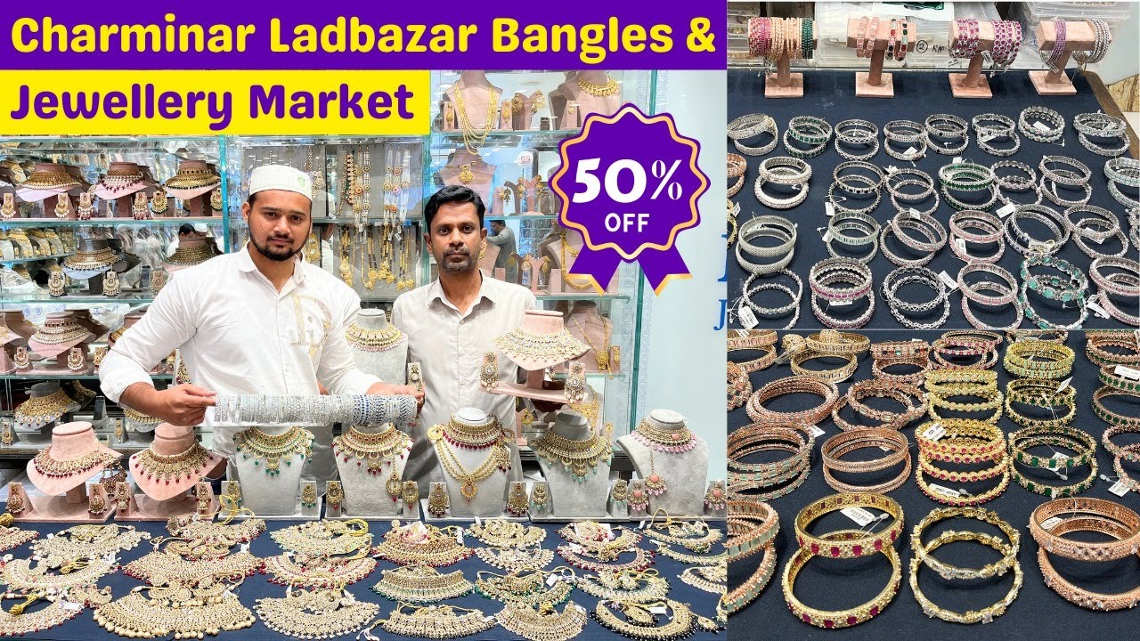 Hyderabadi Bridal Jewellery💫 Pearl  AD Bangle Kangan Flexible Chokers, Kundan, CZ Sets @ Half Price!