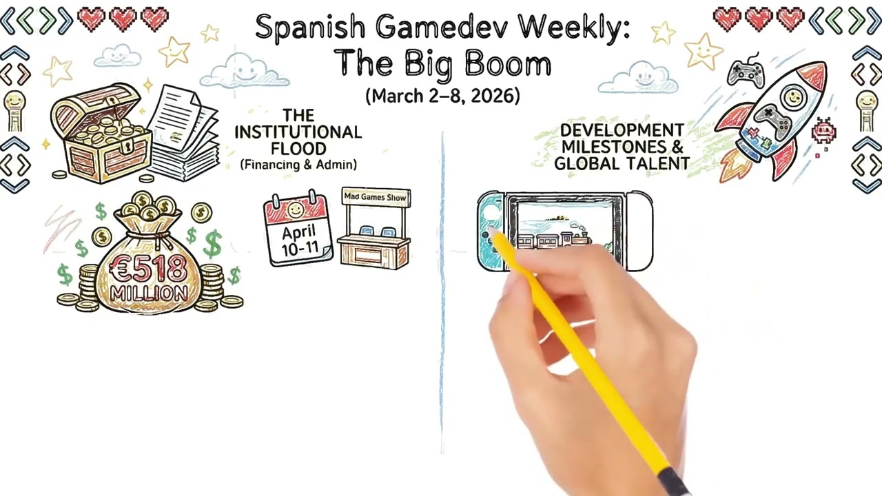 State of the Video Game Industry in Spain, March 2&ndash;8, 2026: CDTI Grants, AI, and Talent