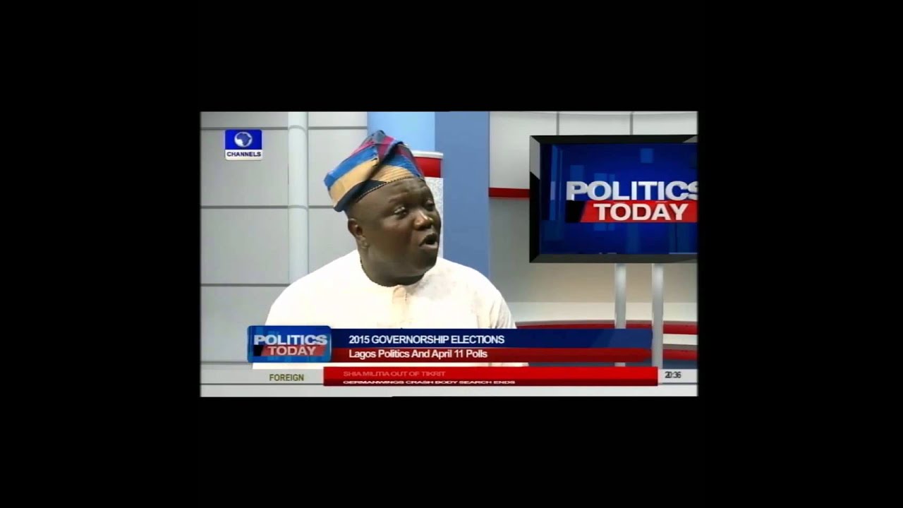 Election is about choice and interest-Ambode on Channels tv's politics today.