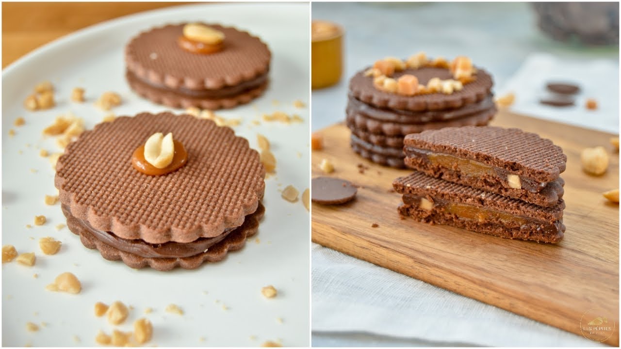 Biscuits Chocolat Caramel Cacahuètes