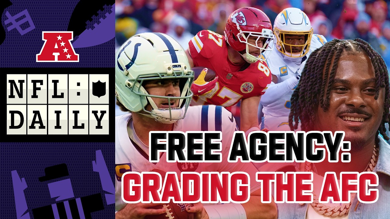 Raiders Ace, Bills Underperform and other AFC Team Free Agency Grades | NFL Daily