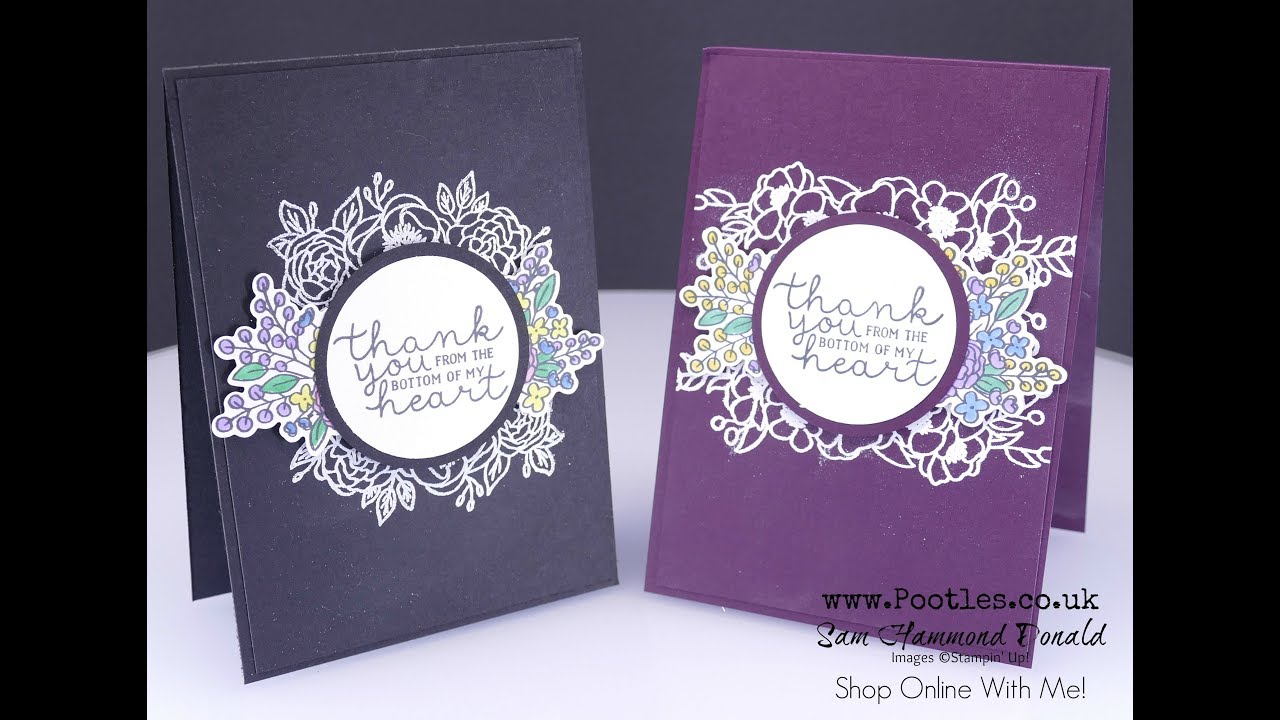 Bloom And Grow Heat Embossed Card Tutorial