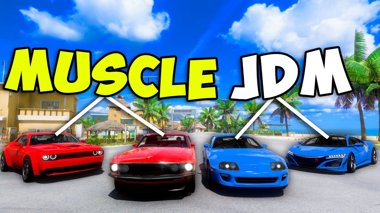 Muscle Cars vs JDM cars! - Forza Horizon 5