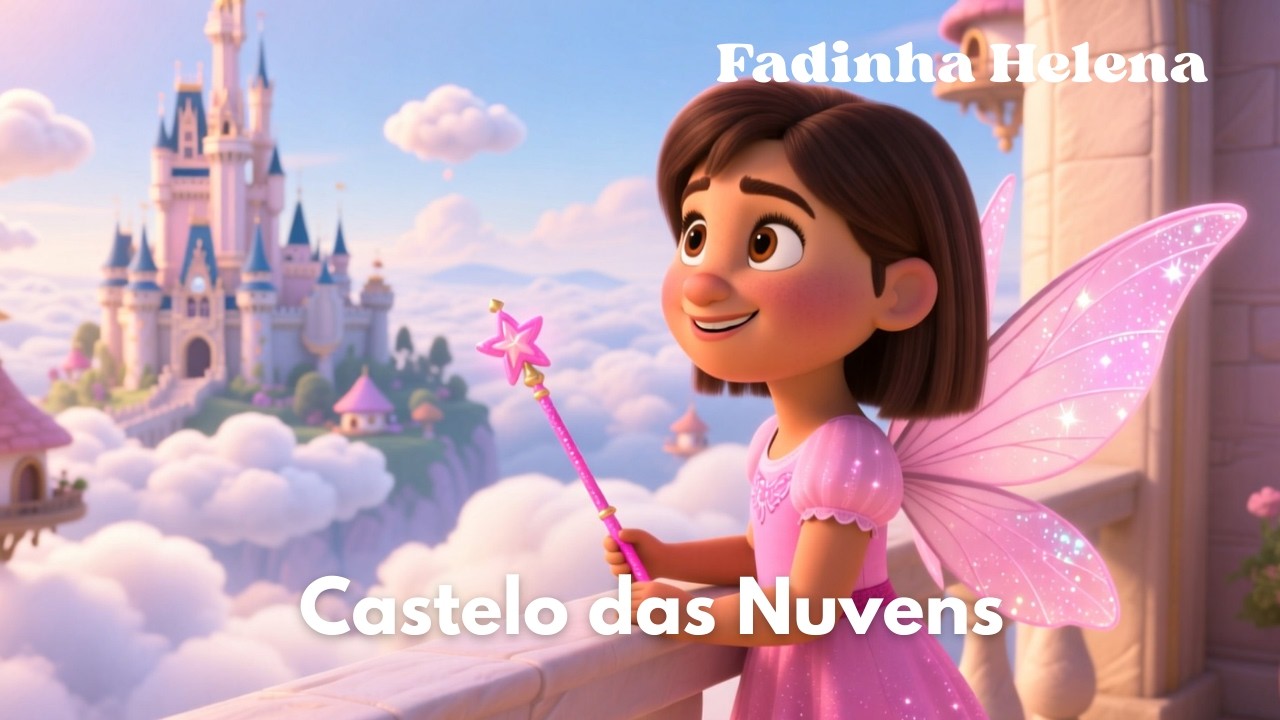 HISTÓRIA INFANTIL 🎭| O Castelo das Nuvens e a Fadinha Helena✨ | Historinha para dormir ✨