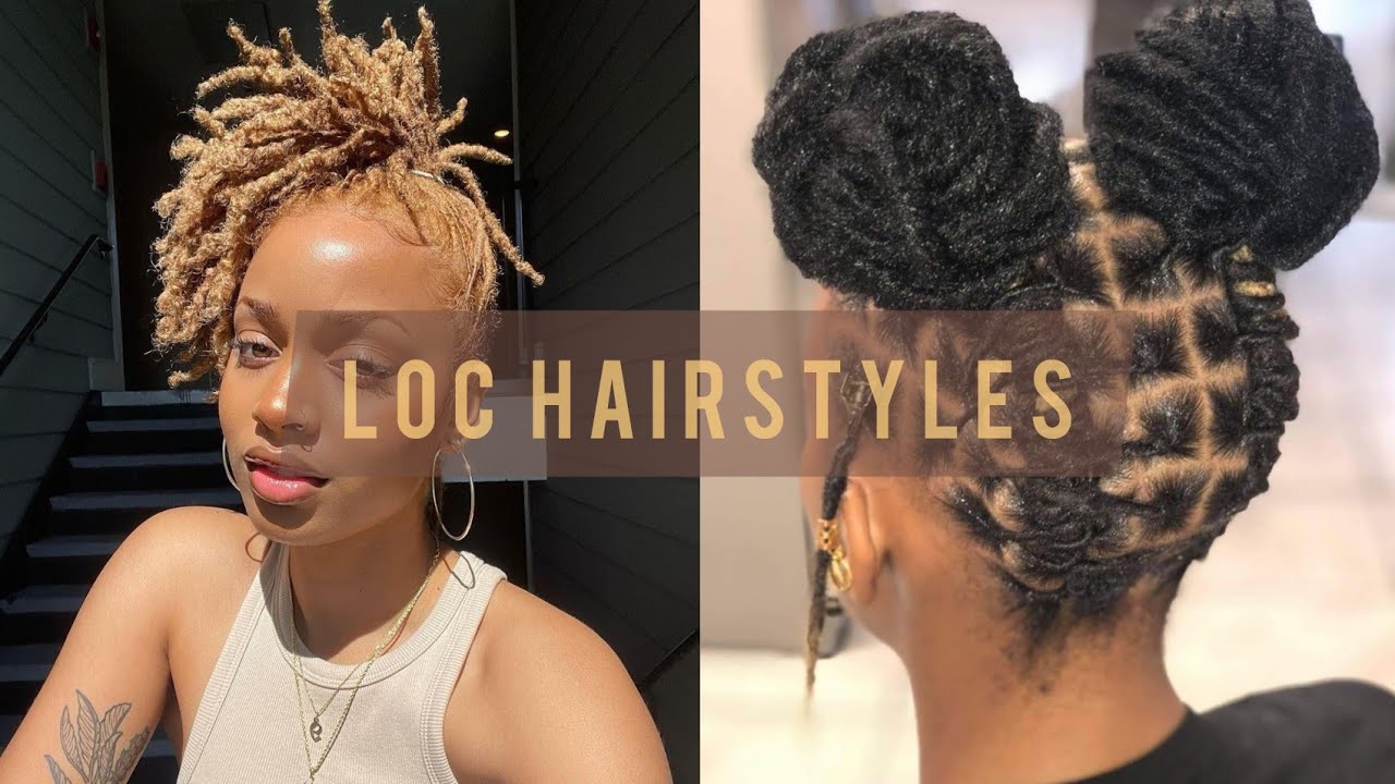 LOC HAIRSTYLES 🦋|easy ways to style your locs compilation🥥