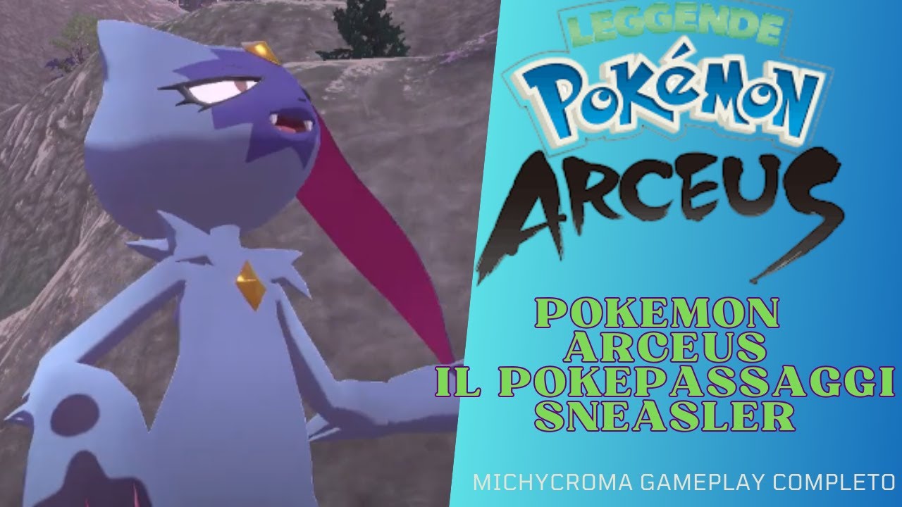 Leggende Pokemon Arceus Ep 17 IL POKEPASSAGGIO (SNEASLER)