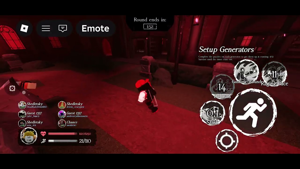 Slasher gameplay