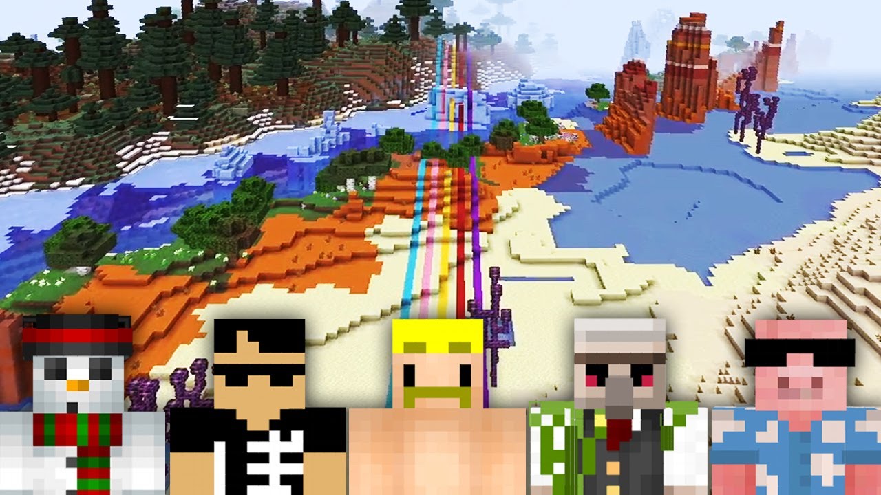 バグった世界でまっすぐ進め！一本道からずれたら即死亡【マイクラ】