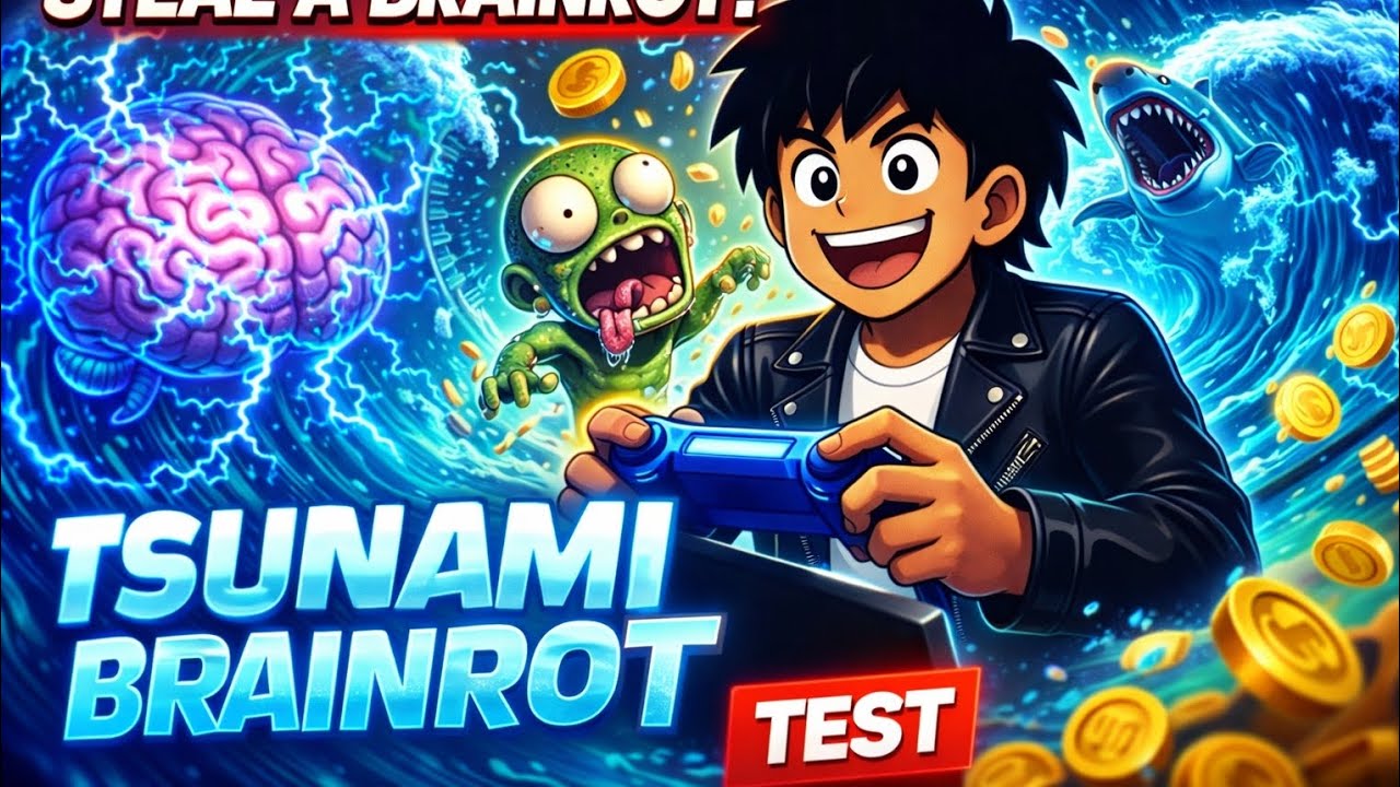 Test sur le jeu rivalitaire de Steal a Brainrot ( Tsunami brainrot)