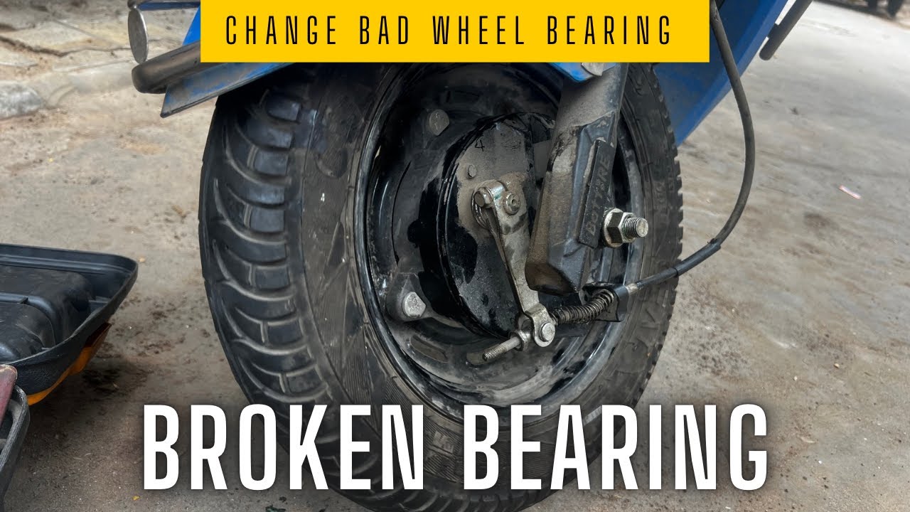 FIX Your Electric Scooter FAST with a New Wheel Bearing! Bad bearing of scooter