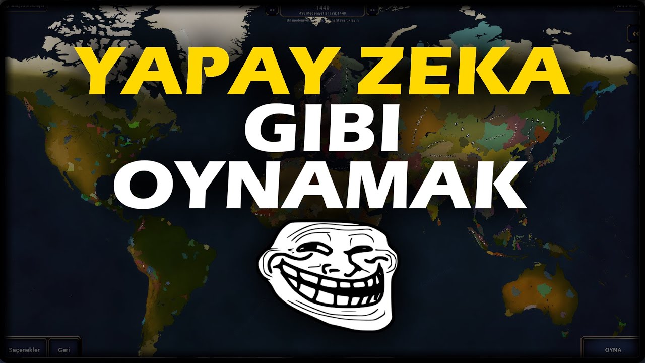 YAPAY ZEKA GİBİ OYNAMAK?? - Age of History 2