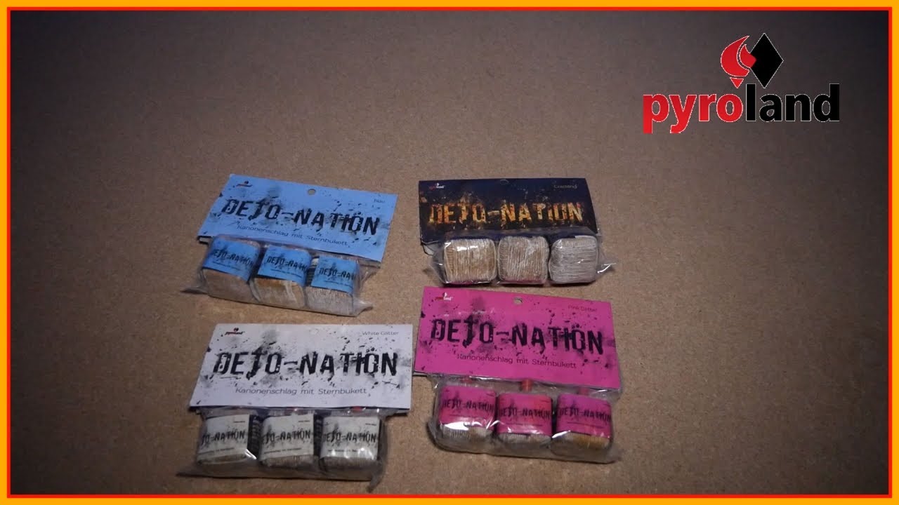 Alle Pyroland Deto-Nation Kubis 💥 | GreatFireworks