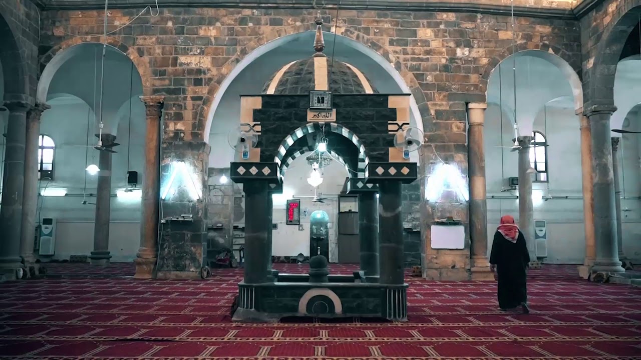 المسجد العمري في بصرى الشام |  مآذن الشام