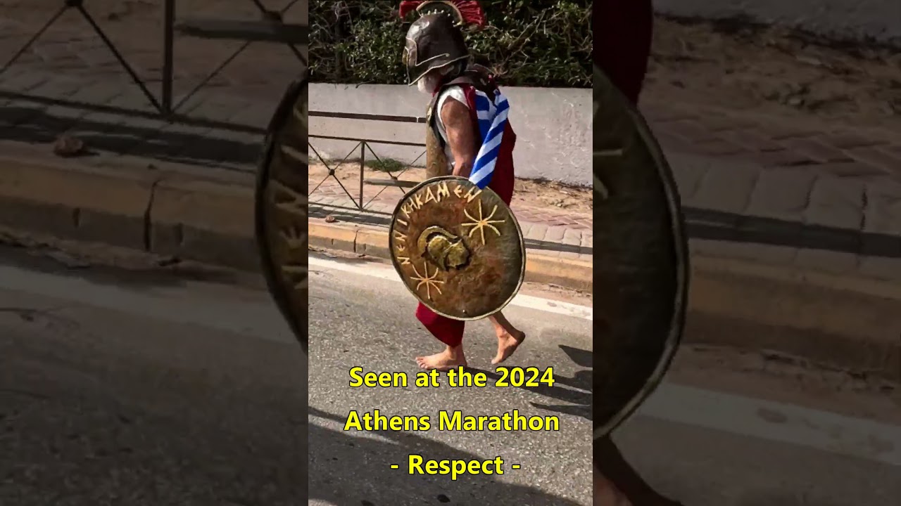 Athens Marathon 2024:  The Warrior