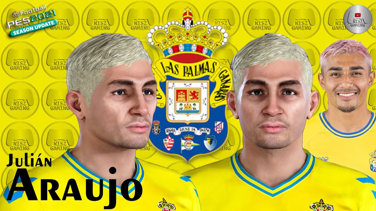 Julian Araujo Face PES 2021 Las Palmas | PES 2020 | NISZ Gaming | Create Face PES