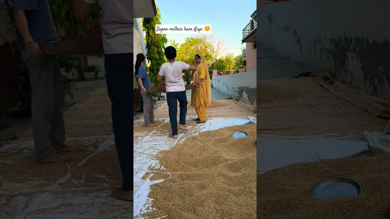 sabne milkar kaam Kiya 😊#minivlog #familyvlog #daillyvlog