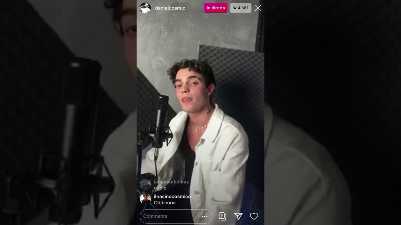 DIABLITA Y DIABLO •DANIEL COSMIC  •canta pezzo in anteprima in live😈