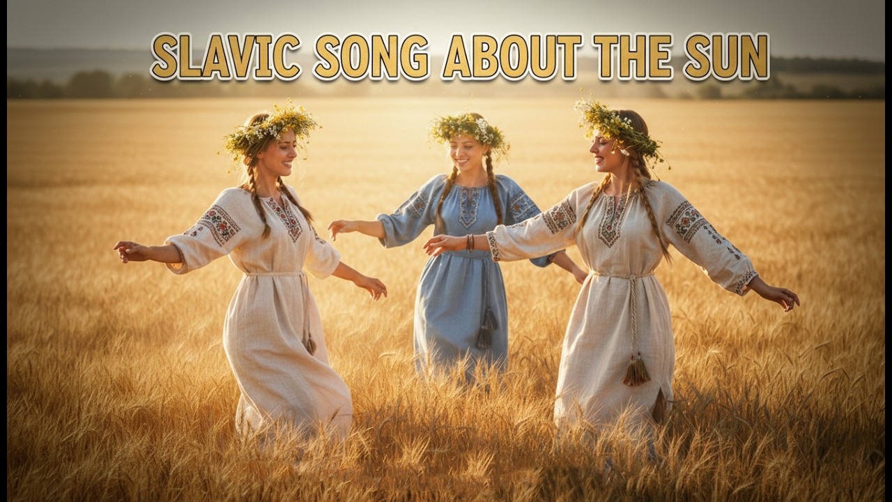 Slavic song about the sun (Official AI Music Video)