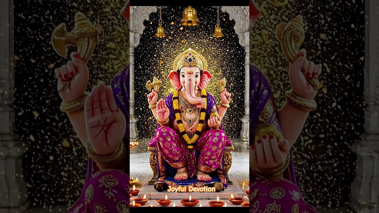 Ganpati Bappa Morya 🙏 Powerful Ganesh Bhakti Shorts 🔱 #GaneshJi #viral #shortsfeed #new #trending