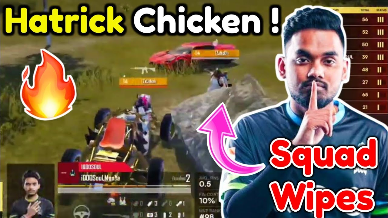 iQOOSoul Hatrick Chicken 😱 &bull; SouL Manya , Skipzz on Fire 🔥 !! Highlights 🚀