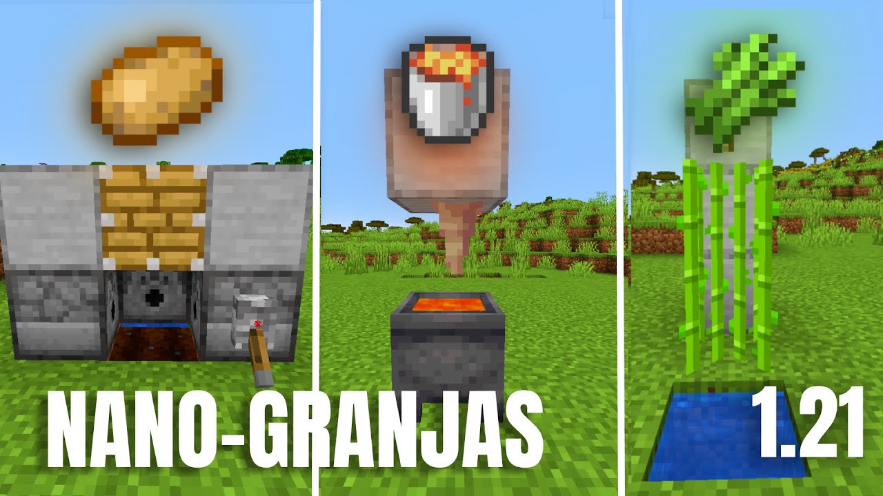 5 GRANJAS que DEBES Tener SI o SI en Minecraft 1.21