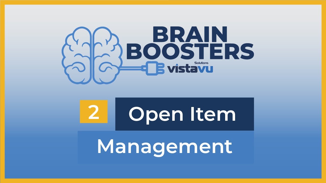 Open Item Management  - Part 2 In SAP Business ByDesign